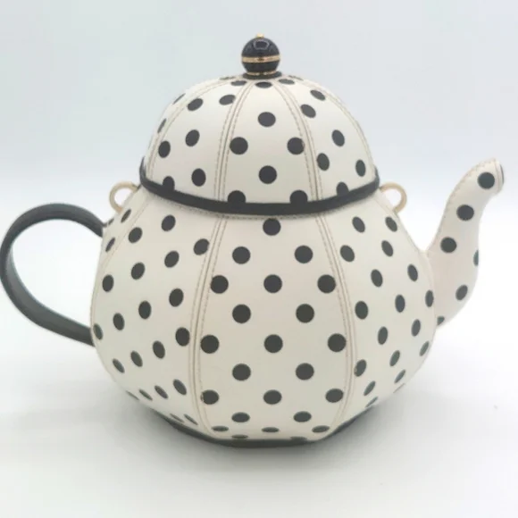 Kate spade Teapot Tea Party Polka Dots Kettle, Alice In Wonderland - Picture 1 of 6
